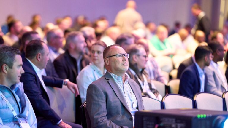 Data center leaders attending conference sessions in emerging European markets