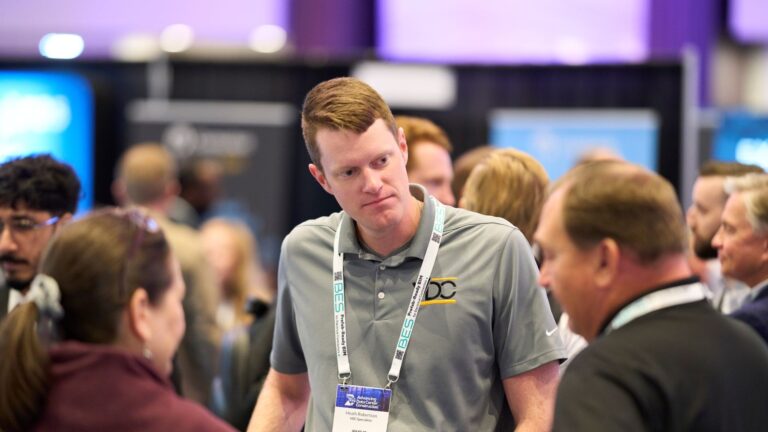 Data center professionals networking at emerging European infrastructure event
